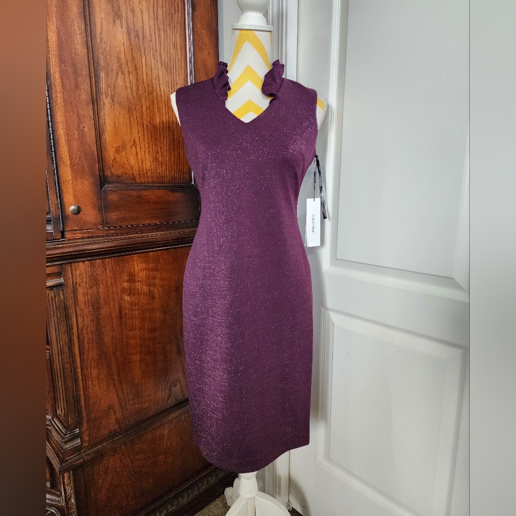 Nwt Size 4 Calvin Klein Dress
